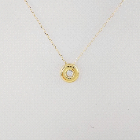 COLGANTE DIAMANTE 0.028 CT CON CADENA                                                               