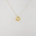COLGANTE DIAMANTE 0.028 CT CON CADENA