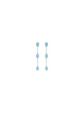 PENDIENTES KONAP PLATA LUXENTER                                                                     