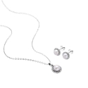 SET PENDIENTES Y COLLAR DUIL PLATA LUXENTER