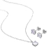 SET PENDIENTES Y COLLAR JACUE PLATA LUXENTER                                                        