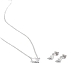 PENDIENTES BASICO Y COLLAR KEVAL DE PLATA LUXENTER                                                  