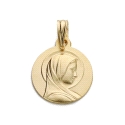 MEDALLA ORO VIRGEN FRANCESA 14 MM                                                                   