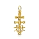 CRUZ ORO CARAVACA 24X12MM                                                                           