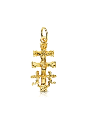 CRUZ ORO CARAVACA 24X12MM                                                                           
