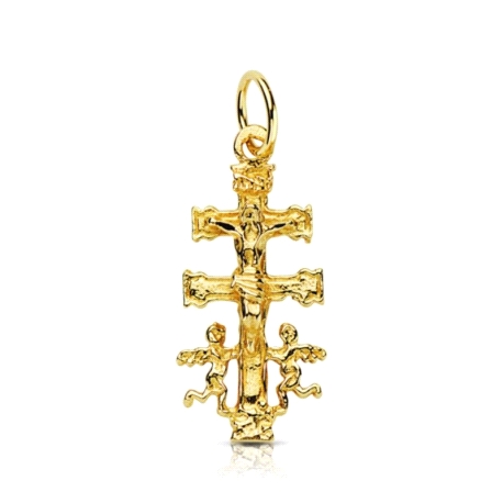 CRUZ ORO CARAVACA 24X12MM                                                                           