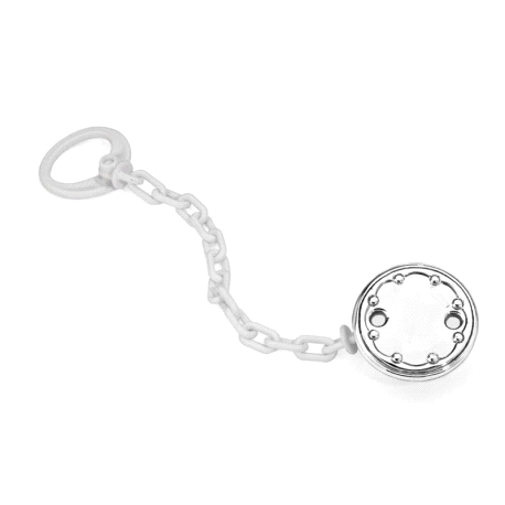 PINZA CHUPETE BODOQUE BLANCO                                                                        