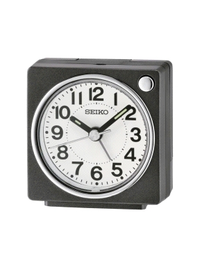 DESPERTADOR SEIKO ANALOGICO NEGRO                                                                   