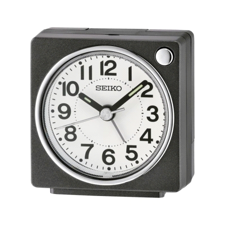 DESPERTADOR SEIKO ANALOGICO NEGRO                                                                   