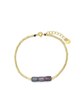 PULSERA BYMEL PLATA LUXENTER                                                                        