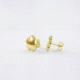 PENDIENTES ORO FLOR LISA                                                                            