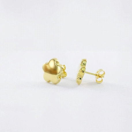 PENDIENTES ORO FLOR LISA                                                                            