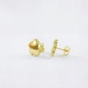 PENDIENTES ORO FLOR LISA
