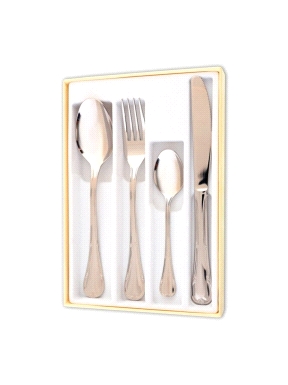 CUBIERTOS 4 PIEZAS CON ESTUCHE                                                                      