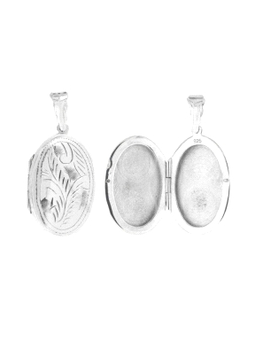 COLGANTE GUARDAPELO PLATA 20 X 23                                                                   