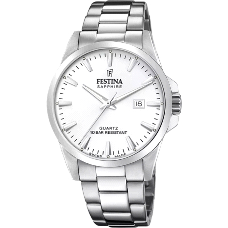 FESTINA SWISS MADE CLASSICS PLATA                                                                   