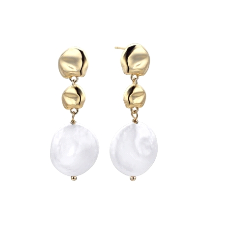 PENDIENTES COCO PERLA DURAN EXQUSE                                                                  
