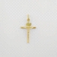 CRUZ ORO CON CRISTO 18X12X1.5 MM                                                                    