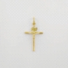 CRUZ ORO CON CRISTO 18X12X1.5 MM                                                                    