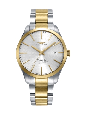 RELOJ ACERO IP DORADO BRAZALETE SANDOZ                                                              