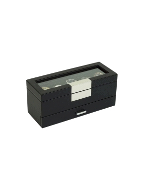 RELOJERO JOYERO 5 PIEZAS CAJON NEGRO                                                                
