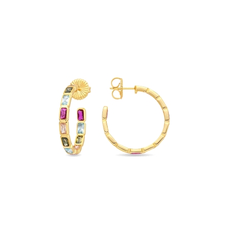 PENDIENTES RUZSIM PLATA LUXENTER                                                                    