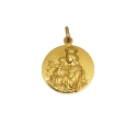 MEDALLA ORO VIRGEN DEL CARMEN 19 MM