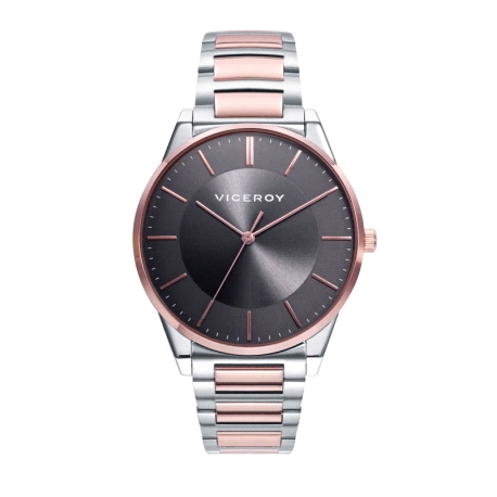 RELOJ ACERO IP ROSA BRAZALETE SR                                      