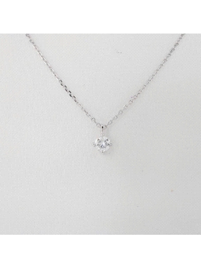 COLGANTE DIAMANTE 0,125 CT CON CADENA                                 