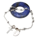 PULSERA ROSARIO BOLAS 4 MM
