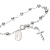 PULSERA ROSARIO BOLAS 3 MM