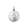 MEDALLA PLATA ASUNCION 17 MM                                          