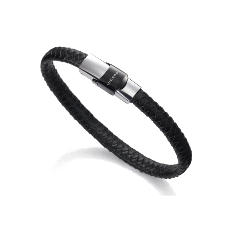PULSERA ACERO BICOLOR IP NEGRO VICEROY                                