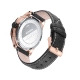 RELOJ ACERO IP ROSA Y NEGRO CORREA VICEROY                            