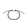 PULSERA ACERO PIEDRAS Y CORDON VICEROY                                
